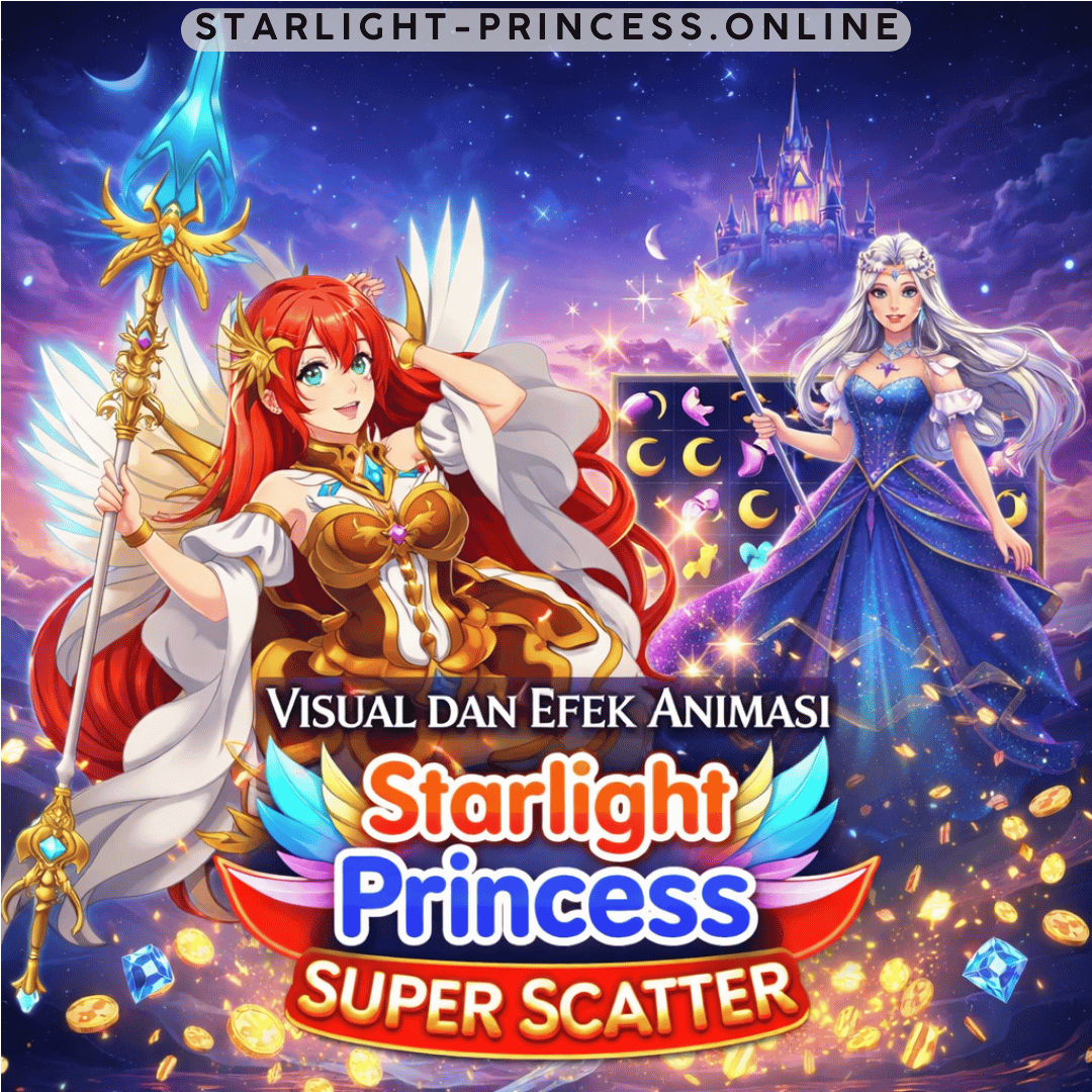 efek animasi Starlight Princess Super Scatter